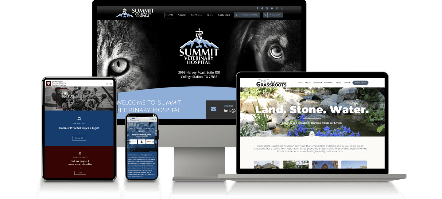 Website Design & Development in College Station, Texas