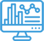 Marketing analytics dashboard icon